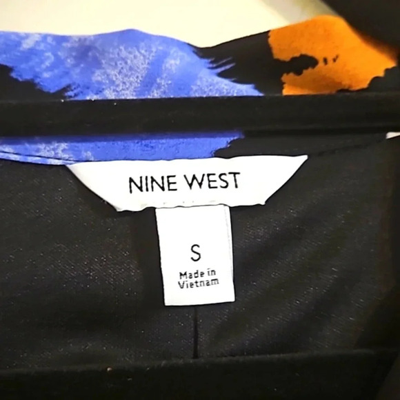 Nine West Pleated Georgette Dress - Picture 4 of 5